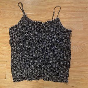 H&M Women's Cami Tank Top Floral Size Large